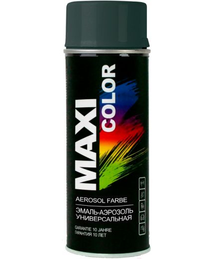 MAXI COLOR Эмаль-аэрозоль универсальная RAL6009 пихтовая зеленая 400мл
