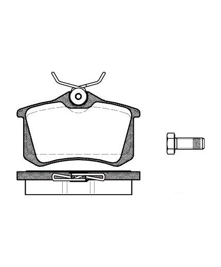 REMSA Колодки дисковые Фото 3