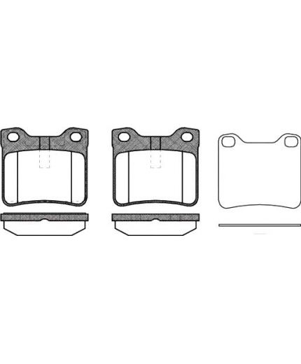 REMSA Колодки дисковые Фото 3