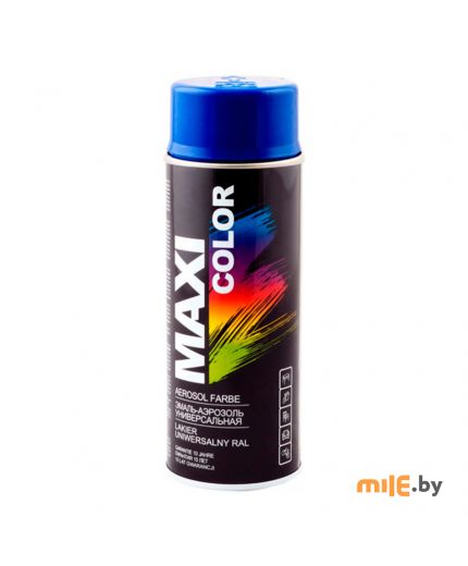 MAXI COLOR Эмаль-аэрозоль универсальная RAL5002 синяя 400мл Фото 3