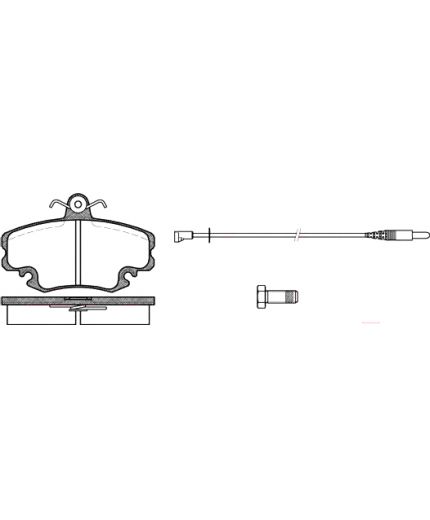 REMSA Колодки дисковые Фото 3
