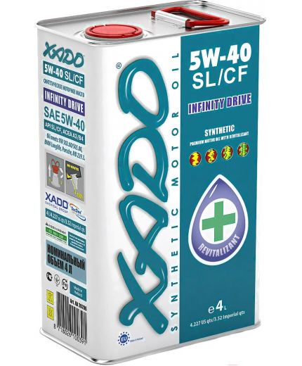 Моторное масло XADO Atomik Oil 5W-40 SL/CF 4л