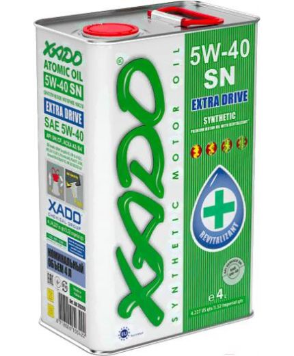 Моторное масло XADO Atomik Oil 5W-40 SL/CF 4л Фото 2