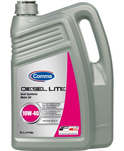 Моторное масло COMMA DIESEL LITE 10W-40 5л Фото 2
