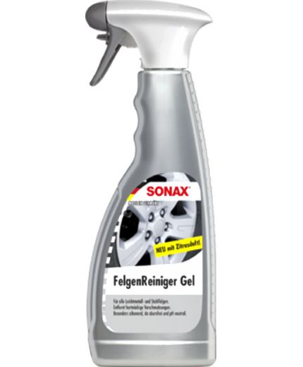 SONAX Очиститель дисков, не нанося вреда. легко устраняет загрязнения