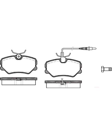REMSA Колодки дисковые Фото 3