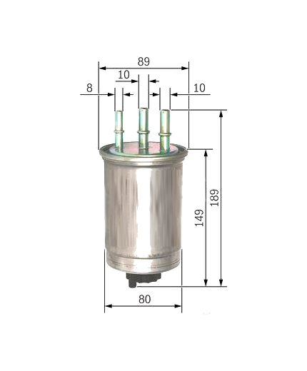 BOSCH Фильтр топливный
