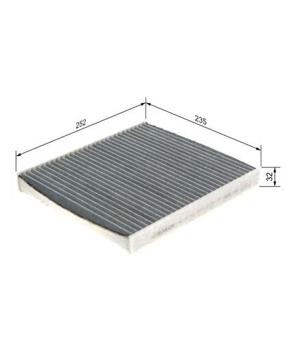 BOSCH Фильтр салонный, угольный Фото 5