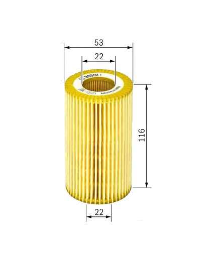 BOSCH Фильтр масляный Фото 3