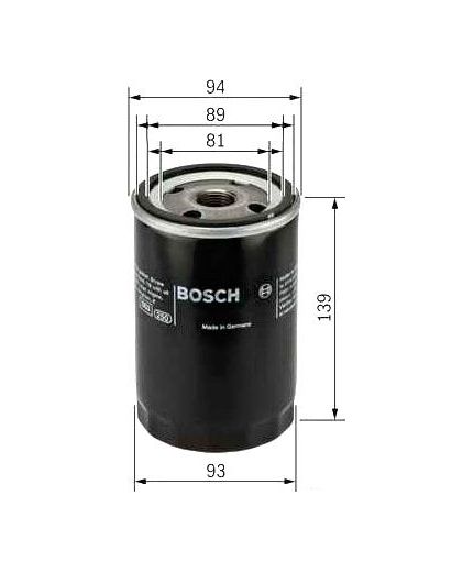BOSCH Фильтр масляный