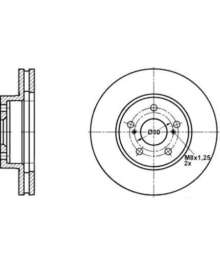 ATE Тормозной диск