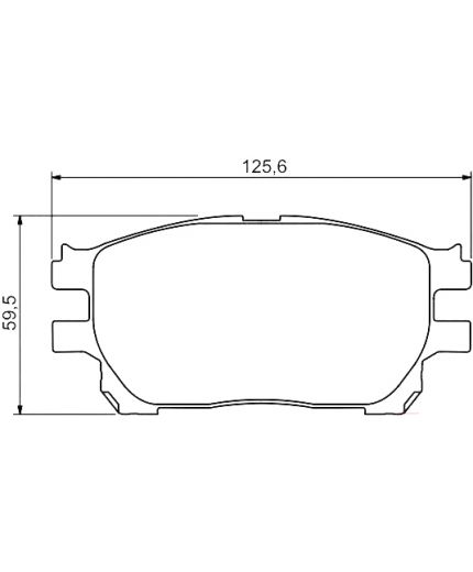 BOSCH Колодки дисковые