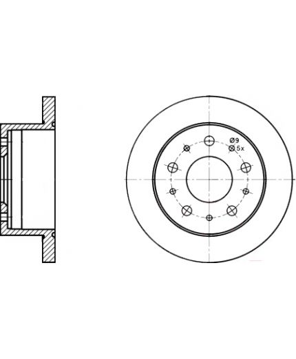 ATE Тормозной диск