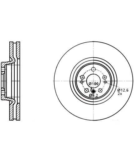 ATE Тормозной диск Фото 2