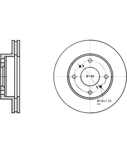 ATE Тормозной диск Фото 2