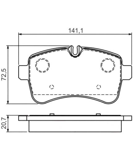 BOSCH Колодки дисковые Фото 2