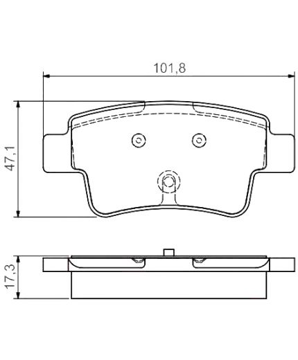 BOSCH Колодки дисковые