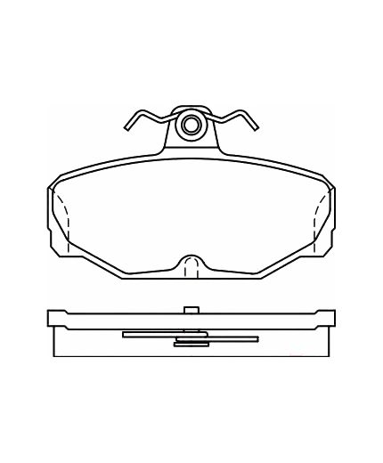 BOSCH Колодки дисковые