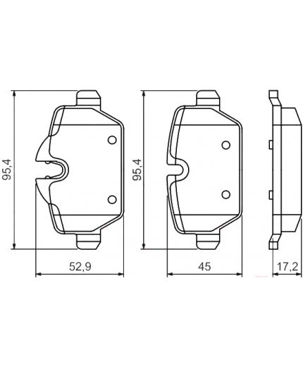 BOSCH Колодки дисковые
