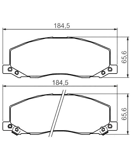 BOSCH Колодки дисковые Фото 2
