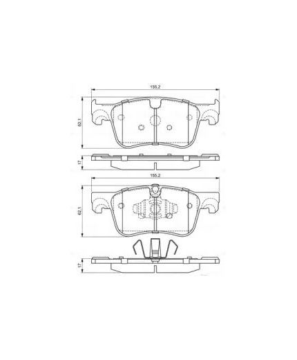 BOSCH Колодки дисковые Фото 2