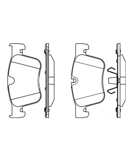 BOSCH Колодки дисковые