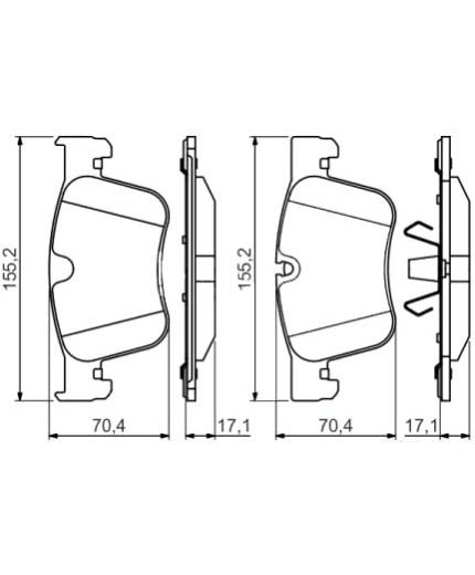 BOSCH Колодки дисковые Фото 2