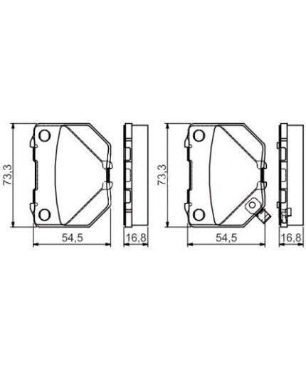 BOSCH Колодки дисковые Фото 2