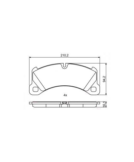 BOSCH Колодки дисковые Фото 2