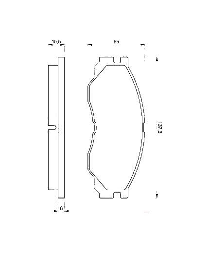 BOSCH Колодки дисковые