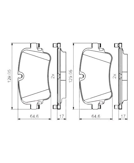 BOSCH Колодки дисковые Фото 2