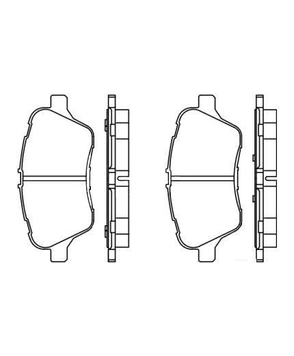 BOSCH Колодки дисковые