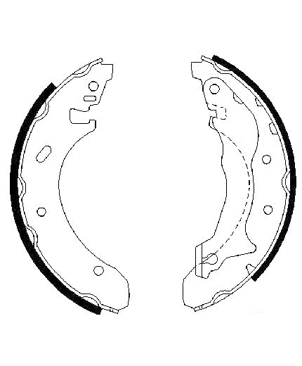 BOSCH Колодки дисковые