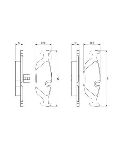 BOSCH Колодки дисковые Фото 3