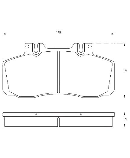 BOSCH Колодки дисковые