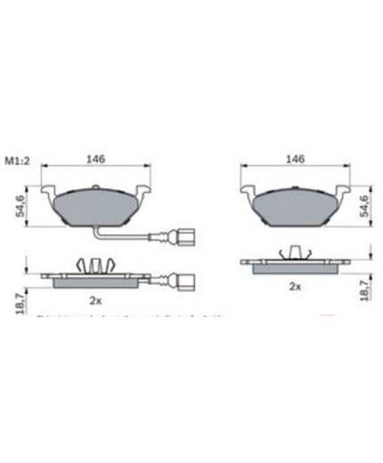 BOSCH Колодки дисковые Фото 6