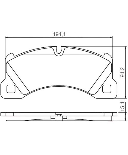 BOSCH Колодки дисковые