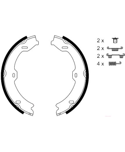 BOSCH Колодки дисковые