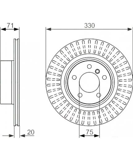BOSCH Тормозной диск Фото 8