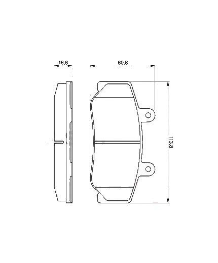 BOSCH Колодки дисковые