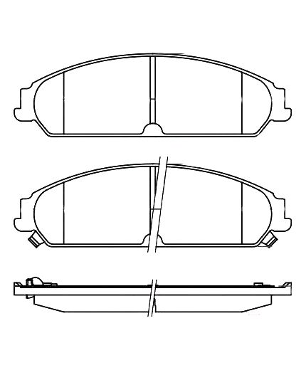 BOSCH Колодки дисковые