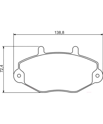 BOSCH Колодки дисковые
