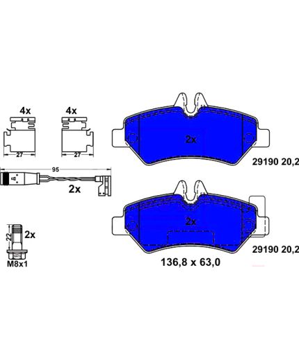 ATE Колодки дисковые Фото 2