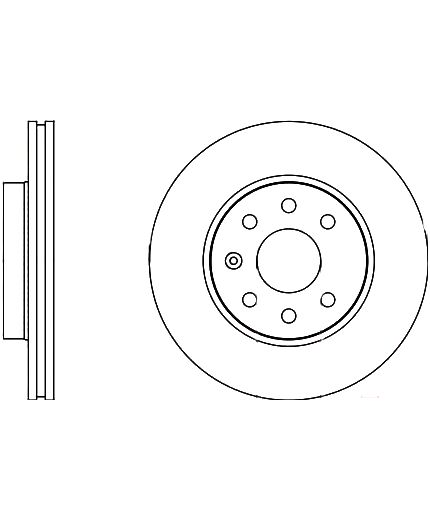BOSCH Тормозной диск