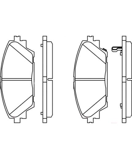BOSCH Колодки дисковые