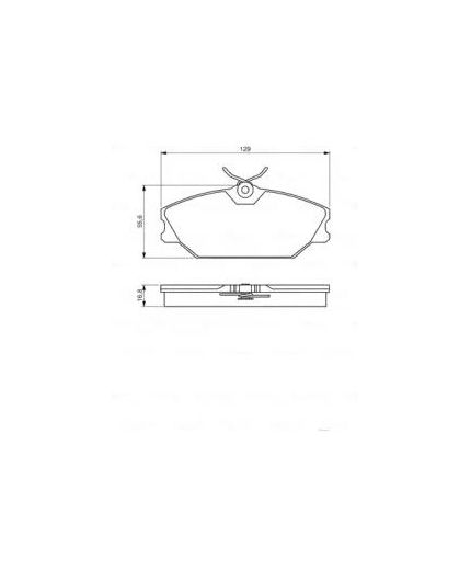 BOSCH Колодки дисковые