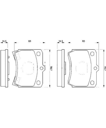 BOSCH Колодки дисковые Фото 2