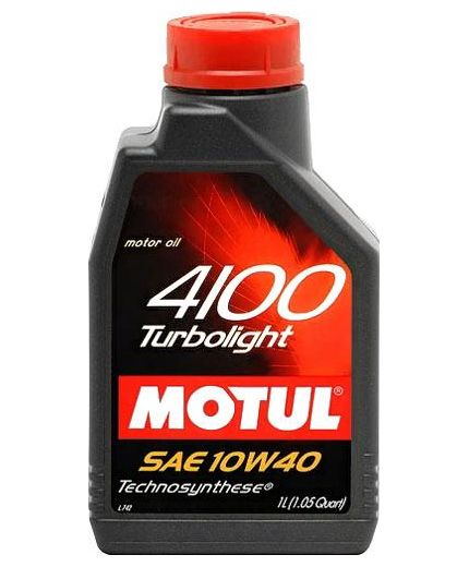 Моторное масло MOTUL 4100 TURBOLIGHT 10W-40 1л (Замена 108644)