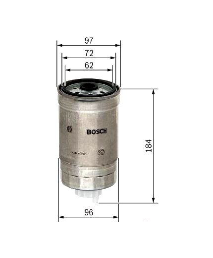 BOSCH Фильтр топливный