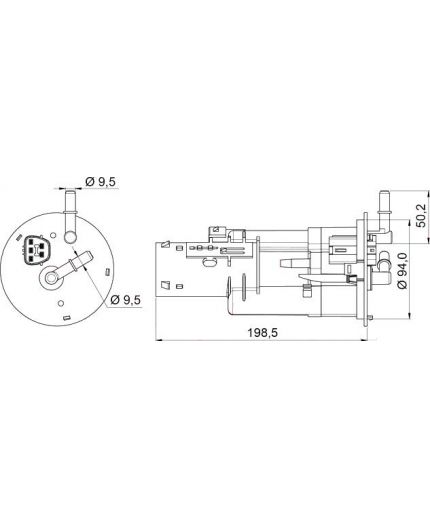 Lynxauto Фильтр топливный Фото 2